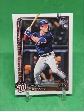 2025 TOPPS SERIES 1 DYLAN CREWS RC #CC-19 COMPANION CARD PARALLEL SP NATIONALS